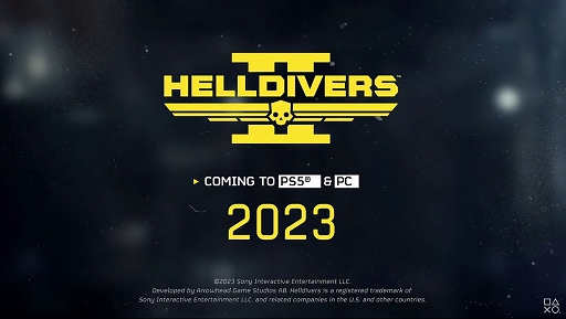 画像ギャラリー No.001のサムネイル画像 / 「HELLDIVERS 2」,PC/PS5向けに2023年リリース決定。新作はTPSになって登場