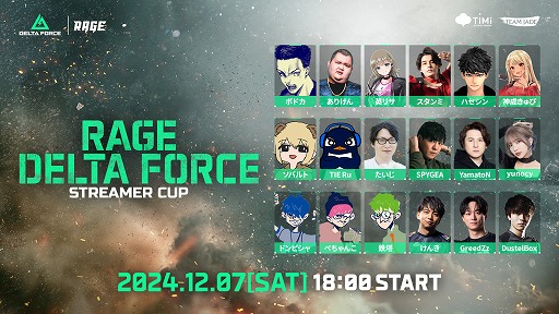 ꡼ No.002Υͥ / ڥȥ꡼ޡ18̾äRAGE Delta Force Streamer Cupסȥ꡼ޡȶ臘̻üԤ1261800ޤ罸