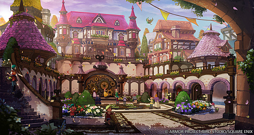 画像ギャラリー No.001のサムネイル画像 / 「ドラゴンクエストX オンライン」,歌や踊りであふれるムニエカの町や,そこで出会える人物たちの情報を公開