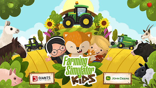 画像ギャラリー No.008のサムネイル画像 / 人気農業シムの子供向けタイトル「Farming Simulator Kids」発表。擬人化された動物キャラが登場し,ガーデニングなどのミニゲームも