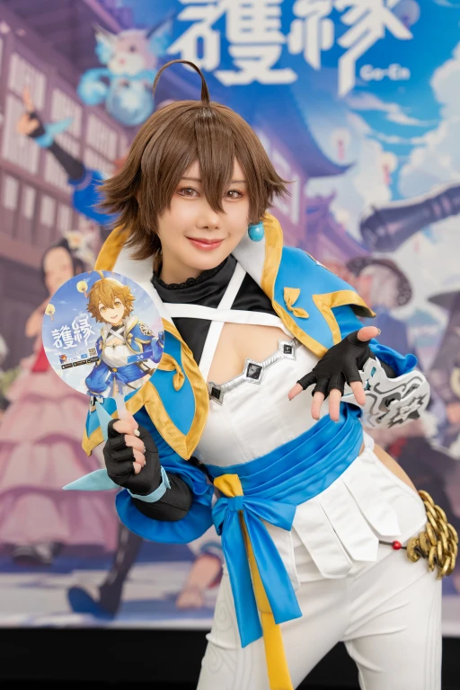 画像ギャラリー No.006のサムネイル画像 / 「護縁」ブースにユッシ・ユキに扮したコスプレイヤーが登場。プロカメラマンによる撮影サービスも行われた“Ultra acosta!”レポート
