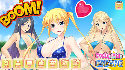 画像ギャラリー No.017のサムネイル画像 / 美女9名を脱出させてコスチュームを集めるパズルゲーム「Pretty Girls Escape PLUS」,Steamにて本日配信開始