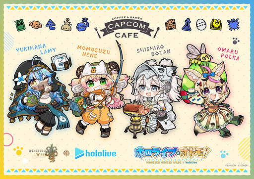 画像ギャラリー No.005のサムネイル画像 / 「モンスターハンターワイルズ」×「ホロライブ」5期生のコラボ開催。雪花ラミィさん，桃鈴ねねさん，獅白ぼたんさん，尾丸ポルカさんが参戦