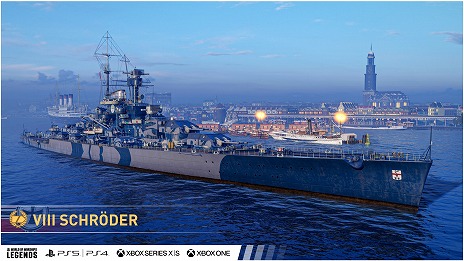 ���������꡼ No.005�Υ���ͥ������ / ��World of Warships: Legends�׺ǿ����åץǡ��ȡֽդ�Ĭή�פ��ۿ����ץ�ߥ�����δϤ�����Ǥ���֥ե��������λ�ҡ׼»�