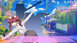 画像ギャラリー No.003のサムネイル画像 / 「立ち絵が変なポーズの恋愛アドベンチャー」無料版，ふりーむ！で公開。変なのに一切突っ込まれないカオスな状況を楽しめる