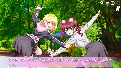 画像ギャラリー No.004のサムネイル画像 / 「立ち絵が変なポーズの恋愛アドベンチャー」無料版，ふりーむ！で公開。変なのに一切突っ込まれないカオスな状況を楽しめる