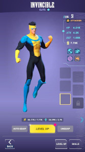 画像ギャラリー No.006のサムネイル画像 / 放置系RPG「インビンシブル 〜無敵のヒーロー〜」,スマホ向けに配信開始。Amazonプライム・ビデオで配信中の同名アニメと共通の世界観