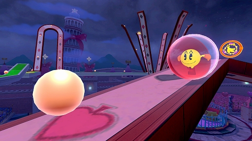 画像ギャラリー No.002のサムネイル画像 / 「スーパーモンキーボール バナナランブル」,パックマンとのコラボDLCが発売。バナナはクッキーやチェリーに切り替わる特別仕様