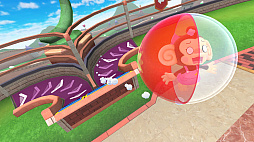 画像ギャラリー No.008のサムネイル画像 / 「スーパーモンキーボール バナナランブル」,パックマンとのコラボDLCが発売。バナナはクッキーやチェリーに切り替わる特別仕様