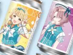 「学園アイドルマスター」の描き下ろしイラストを使用したオリジナルラベル缶が本日発売。ランダム全13種で,複製サイン入り缶も