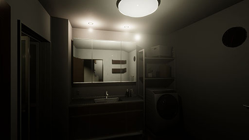 画像ギャラリー No.003のサムネイル画像 / 全ての異変が怖い8番出口ライクの新作ホラーゲーム「霊室」,Steamストアページを公開。霊現象を鎮め,部屋からの脱出を目指す