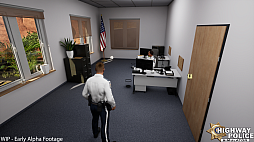 画像ギャラリー No.005のサムネイル画像 / ハイウェイパトロールをする警察官の任務を体験しよう。シミュレーションゲーム「Highway Police Simulator」,12月5日発売