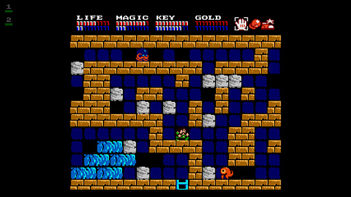 画像ギャラリー No.003のサムネイル画像 / 「EGGコンソール ドラゴンスレイヤーIV ドラスレファミリー MSX2」本日配信。能力の異なるキャラを切り替えて冒険し，ドラゴンとの決戦に挑む