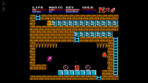 画像ギャラリー No.004のサムネイル画像 / 「EGGコンソール ドラゴンスレイヤーIV ドラスレファミリー MSX2」本日配信。能力の異なるキャラを切り替えて冒険し，ドラゴンとの決戦に挑む