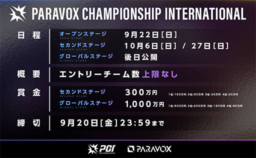 ꡼ No.003Υͥ / PARAVOX׸eݡPARAVOX CHAMPIONSHIP INTERNATIONAL׳ŷꡣХ륹ơϾ޶1000