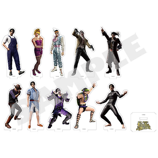 画像ギャラリー No.003のサムネイル画像 / 「龍が如く8外伝 Pirates in Hawaii」真島吾朗コーディネート衣装のアクリルスタンド&缶バッジコレクションが登場