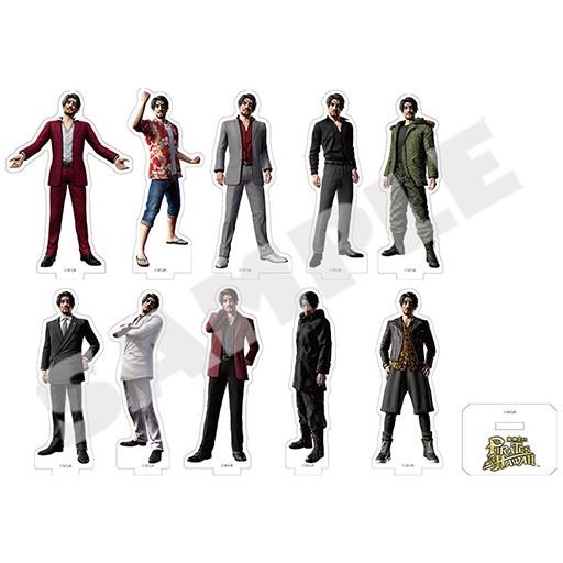 画像ギャラリー No.004のサムネイル画像 / 「龍が如く8外伝 Pirates in Hawaii」真島吾朗コーディネート衣装のアクリルスタンド&缶バッジコレクションが登場