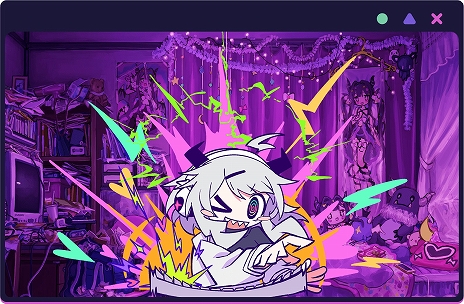 画像ギャラリー No.008のサムネイル画像 / 電波ソングリズムゲーム「ゆんゆん電波シンドローム」,10曲以上の楽曲を楽しめる期間限定体験版を配信開始