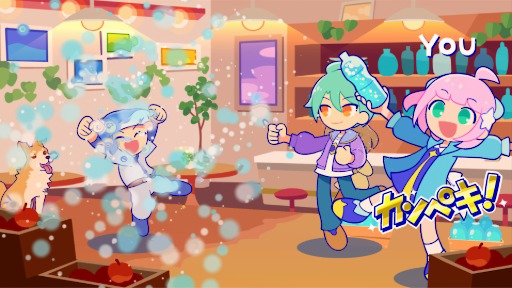 画像ギャラリー No.012のサムネイル画像 / キュートなカジュアルリズムゲーム「Pastel☆Parade」,本日リリース。unity1weekで開発された「Let’s Splash!!」の完全版