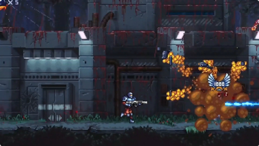 画像ギャラリー No.001のサムネイル画像 / 世界を破滅させる肉塊どもを撃ちまくれ! 横スクロールラン&ガンアクション「Iron Meat」が2024年後半に発売