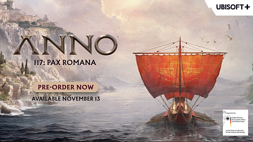 画像ギャラリー No.001のサムネイル画像 / 「アノ 117: パックスロマーナ」,2025年11月13日に発売決定。全盛期のローマ帝国で,青い海に囲まれた小島の総督となる
