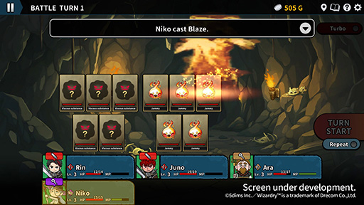 画像ギャラリー No.002のサムネイル画像 / 「Wizlite」,コマンドバトルを超高速化する「高速モード」を本日のアップデートで実装。10%オフセールもスタート