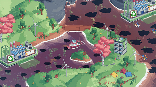 画像ギャラリー No.001のサムネイル画像 / ボートで開発された,好きなだけ海をきれいにする癒し系ゲーム「Spilled!」,デモ版をSteamで配信中