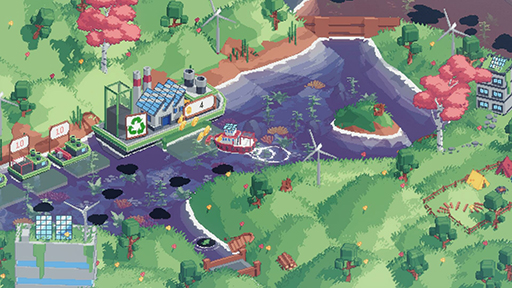 画像ギャラリー No.002のサムネイル画像 / ボートで開発された,好きなだけ海をきれいにする癒し系ゲーム「Spilled!」,デモ版をSteamで配信中