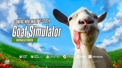 ꡼ No.001Υͥ / Goat Simulator: Remasteredפȯܻ֤118˷ꡣꥸʥǤ餹٤ƤPCDLCȿ͵ΥХDLC¿ΥХ