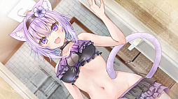 画像ギャラリー No.005のサムネイル画像 / PC版「おかゆにゅ〜〜む!」,Steamで8月14日12:00に配信開始。猫又おかゆさんの飼い主となり,甘々な生活の中で愛を育む恋愛ADV