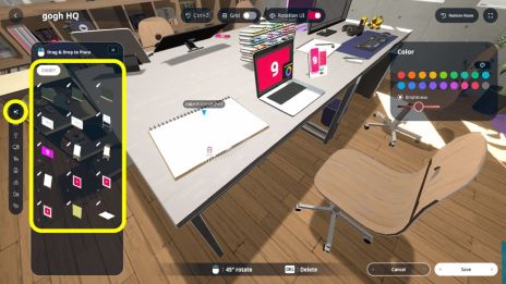 画像ギャラリー No.003のサムネイル画像 / PC版「gogh」,マルチでもソロでも楽しめる「お絵かきチャット機能」を追加。迷惑ユーザー対策の「キック機能」も実装