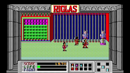 画像ギャラリー No.004のサムネイル画像 / 「EGGコンソール リグラス 魂の回帰 PC-8801」,12月5日配信。1985年にランダムハウスより発売されたサイドビューのRPG