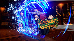 画像ギャラリー No.004のサムネイル画像 / 「鬼滅の刃 ヒノカミ血風譚2」，有償DLC「冨岡義勇（無限城編）」キャラクターパックを3月12日に配信。“柱”のひとりで，水柱の称号を持つ