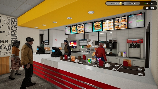 画像ギャラリー No.001のサムネイル画像 / オンライン協力シミュレーション「Fast Food Simulator」の早期アクセスがスタート。最大6人でファストフード店を経営