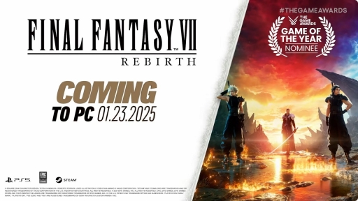 ꡼ No.002Υͥ / FF7ᥤ2ƤPCǤĤо졣FINAL FANTASY VII REBIRTHס2025ǯ123SteamEpic Gameȥǥ꡼