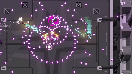 画像ギャラリー No.002のサムネイル画像 / 時間減速の能力で弾幕を避ける見下ろし型STG「Soulers」のデモ版がSteamにてリリース