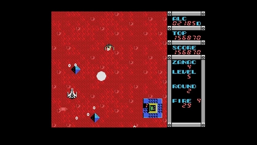 画像ギャラリー No.003のサムネイル画像 / 1980年代の名作STG「ザナック」をSwitchで遊べる。EGGコンソール版が本日配信開始。プレイスタイルに応じてゲーム難度が変化