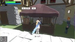 画像ギャラリー No.004のサムネイル画像 / おかしい世界をバグを使って救おう。VRMに対応しているアクションRPG「バグだらけの城」，Steamで配信開始