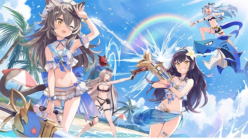 画像ギャラリー No.001のサムネイル画像 / 「アビスディア」,夏アップデートを実施。水着姿のSSRキャラ「夏のリーネット」「夏のアーシュ」が登場。期間限定イベントも開催中