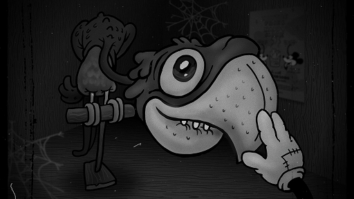 画像ギャラリー No.002のサムネイル画像 / 1920年代のアニメにインスパイアされた「バッド・チーズ」がリリース。ネズミの坊やがお父さんを怒らせないように振る舞うサイコホラーADV