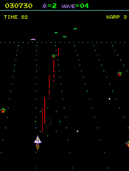 画像ギャラリー No.005のサムネイル画像 / 迫り来る無数の敵UFOを撃ち落とす。1983年にKONAMIから発売されたSTG「ジュノファースト」がアーケードアーカイブスで3月13日に配信