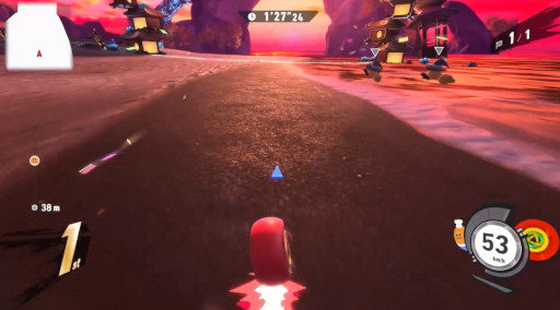 画像ギャラリー No.010のサムネイル画像 / 「カービィのエアライダー」桜井氏が新コース「フォーリス」の解説動画を公開。ダイナミックな滝下りのあるダウンヒル