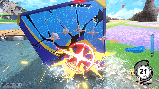 画像ギャラリー No.011のサムネイル画像 / 「カービィのエアライダー」の「シティトライアル」をもっと楽しむために! スカイアで迷わないための“ちょいコツ”&心得ガイド