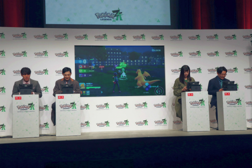 画像ギャラリー No.011のサムネイル画像 / 「Pokémon LEGENDS Z-A」の発売記念イベントをレポート。ゲストの吉沢 亮さんと池田エライザさん,オズワルドの4名が「Z-A Battle Club」で対戦