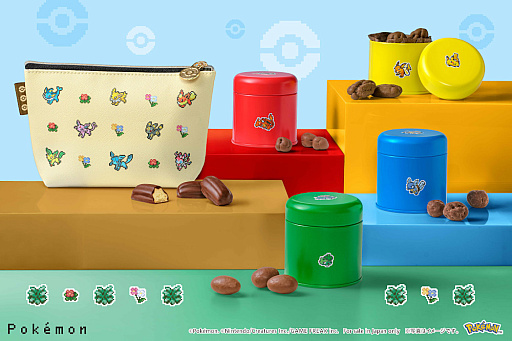 画像ギャラリー No.001のサムネイル画像 / ポケモンの2026年バレンタイン向け商品に「伝説のポケモン缶セット」が登場。「メタモン」のアソートボックスも販売