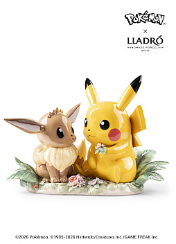 画像ギャラリー No.006のサムネイル画像 / ピカチュウ＆イーブイの100万円のオブジェが登場。288体限定制作となる精緻な作品