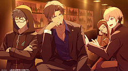 画像ギャラリー No.004のサムネイル画像 / 「ROAD59 -新時代任侠特区- 摩天楼モノクロ抗争」,DL版が20%オフでセール中。ぎどら氏による,静,仁,一臣の描き下ろしイラストも公開