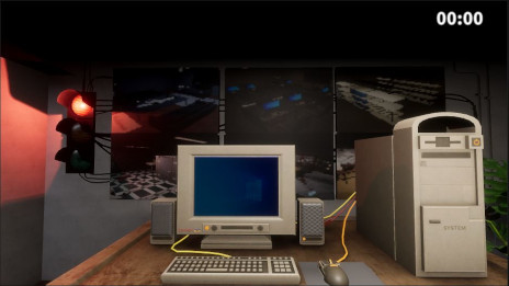 画像ギャラリー No.005のサムネイル画像 / タイピング&間違い探し「異誕監視室」,Steamでリリース。指定された文章を入力しながら,監視カメラ映像に起きた異変を探そう