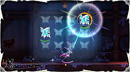 画像ギャラリー No.005のサムネイル画像 / 「魔女ガミ−The Witch of Luludidea−」,体験版をSteam Nextフェスで配信中。主人公シロハの基本アクションと高速移動攻撃を試せる