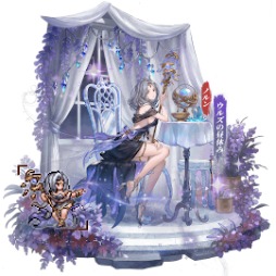 画像ギャラリー No.013のサムネイル画像 / 「名もなき者の詩 昔懐かしきドット絵RPG」，ハロウィンイベント「スプーキーナイト」を開催中。新規SSR英霊「裁きの御手・ノルン」が登場
